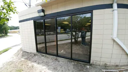 Glass storefront door in Jacksonville, FL
