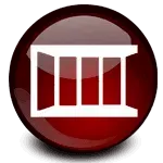 Commercial glass installation button