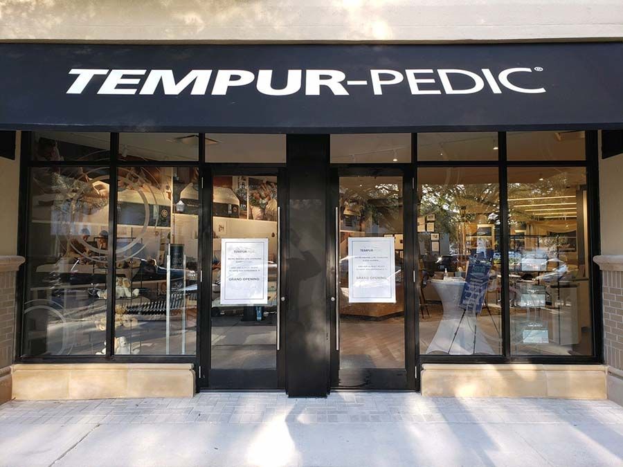 Front view of a Tempur-Pedic store